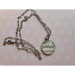 Parabatai 20mm pendant necklace made with Mortal Instruments book pages